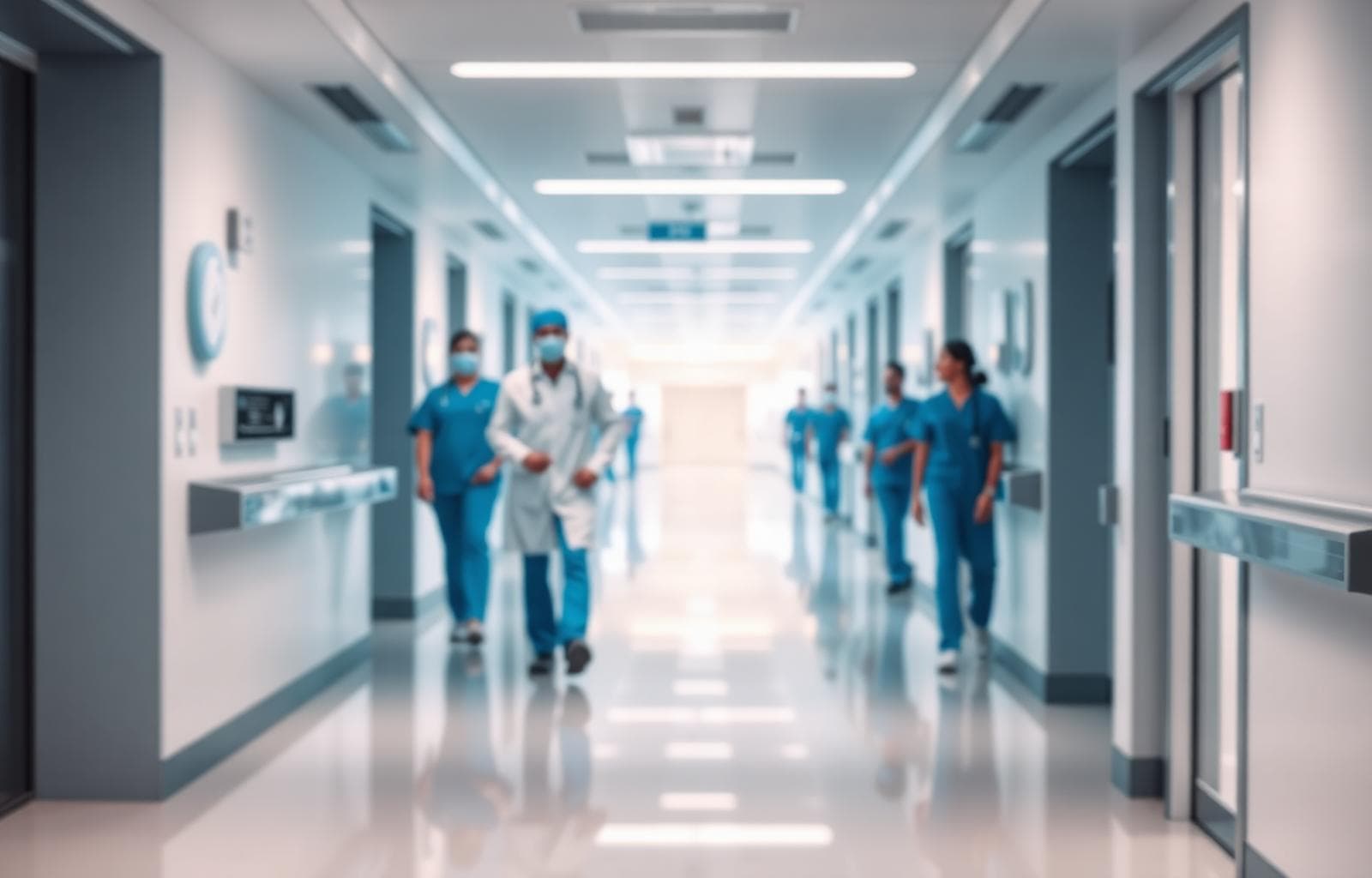 Hospital corridor
